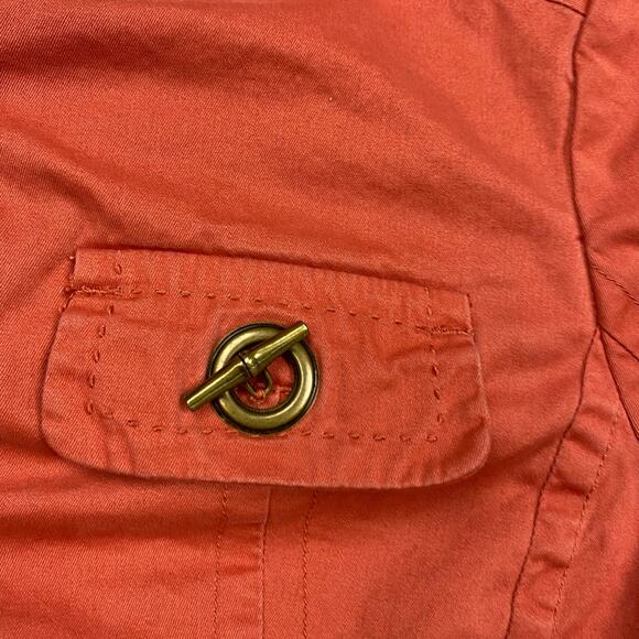 LAL live a little jacket womens M toggle bold statement artsy sailor retro ocean - Picture 3 of 9